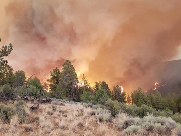 Grandview Fire rages across Oregon