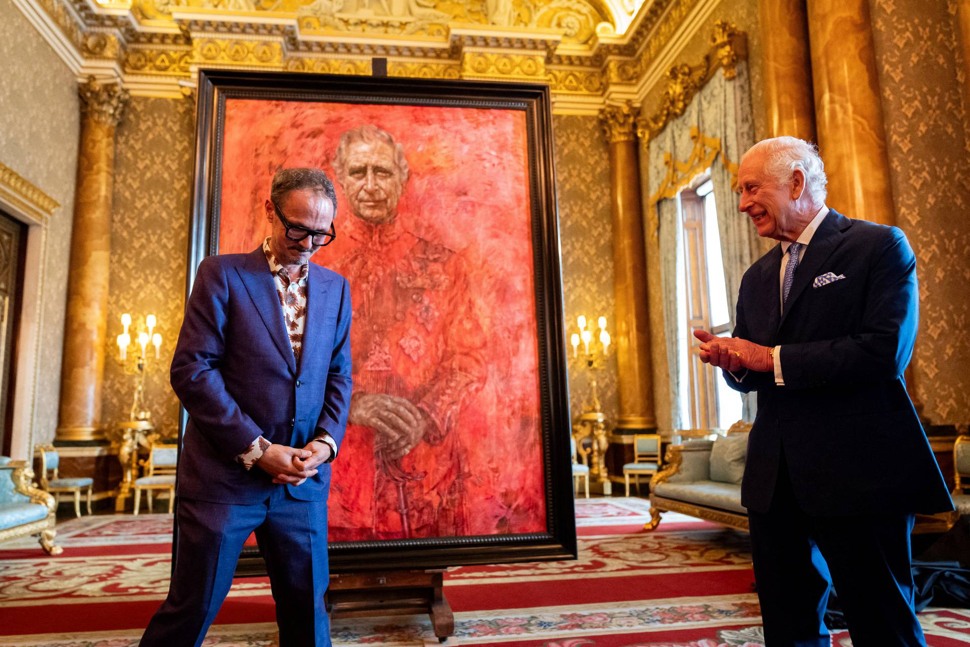 Portrait of Britain's King Charles by artist Jonathan Yeo unveiled in London