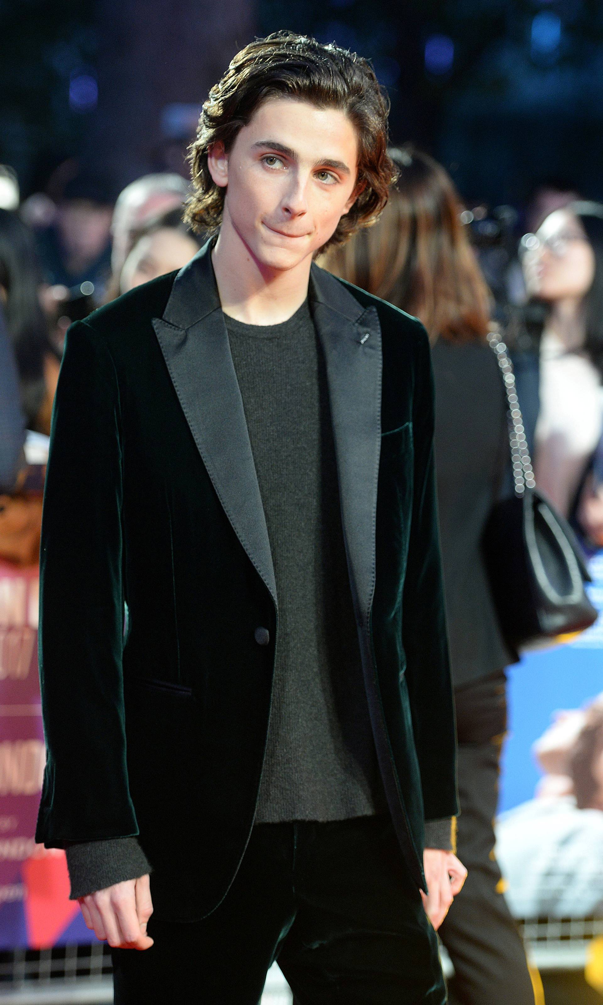 FILE PHOTO: Actor Chalamet arrives for the UK premiere of "Call Me By Your Name" during the British Film Festival in London