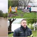 Hrvatska Kostajnica priprema se za poplavu, rijeka Una raste