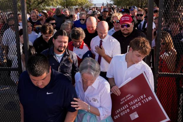 Memorial service for slain conservative commentator Kirk in Glendale