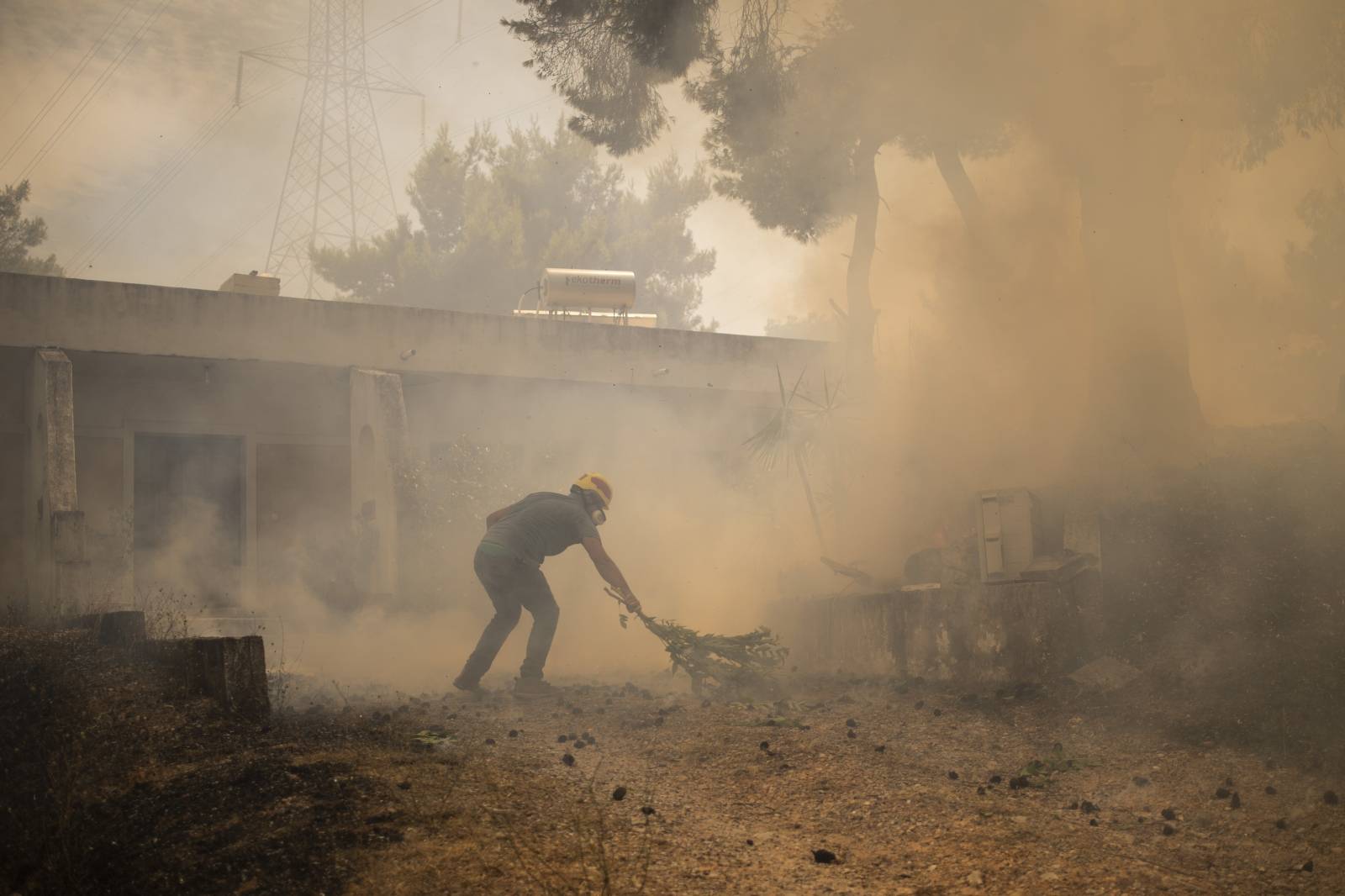 Forest fires in Greece