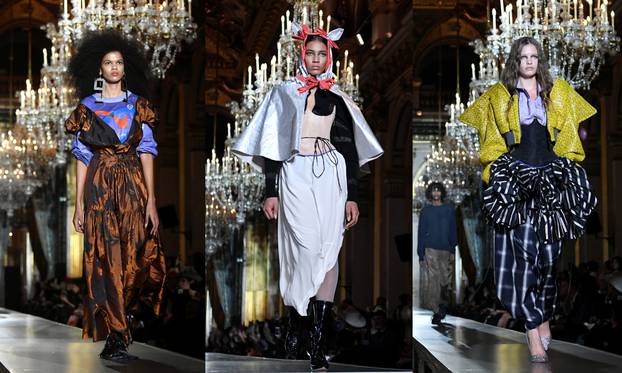 Vivienne Westwood collection show at Paris Fashion Week