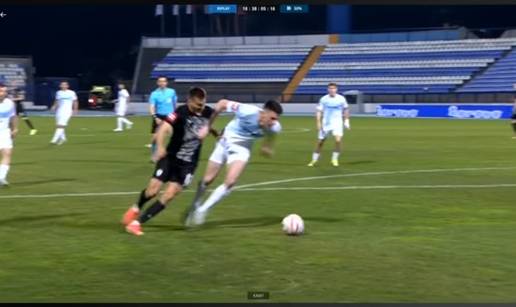 VIDEO Pogledajte penal Rijeke nakon kojeg je trener Vukovara &zcaron;estoko kritizirao VAR sustav...