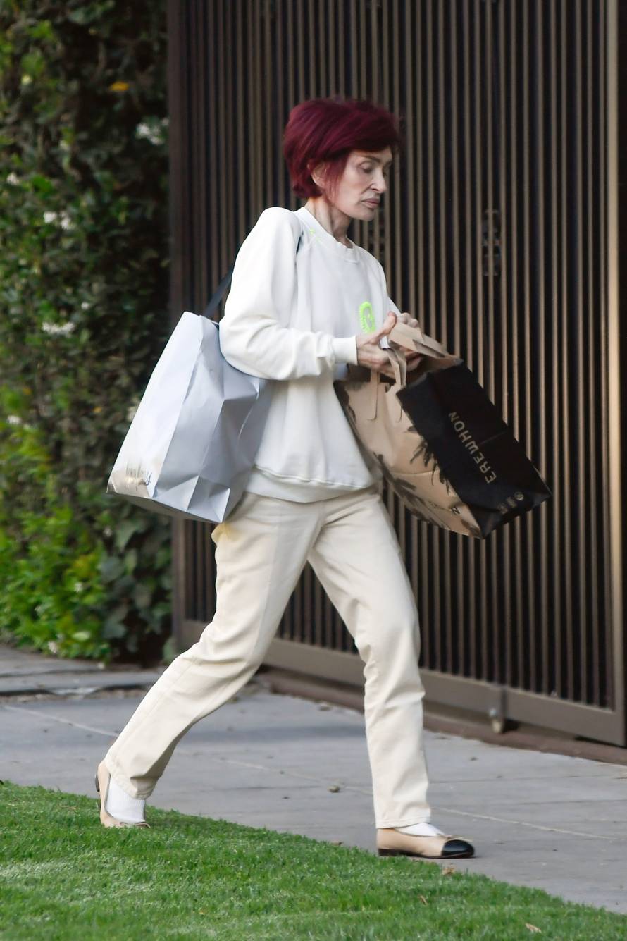 EXCLUSIVE: Sharon Osbourne is Pictured Heading Out Shopping in Los Angeles