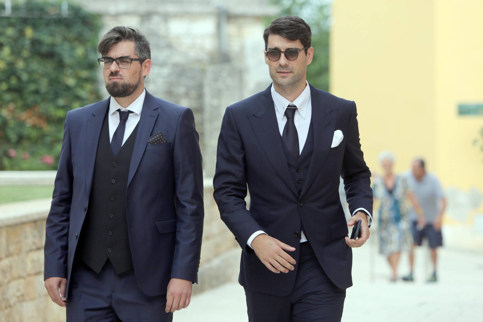Vjenčanje Vedrana Ćorluke i Franke Batelić u crkvi u mjestu Bale
