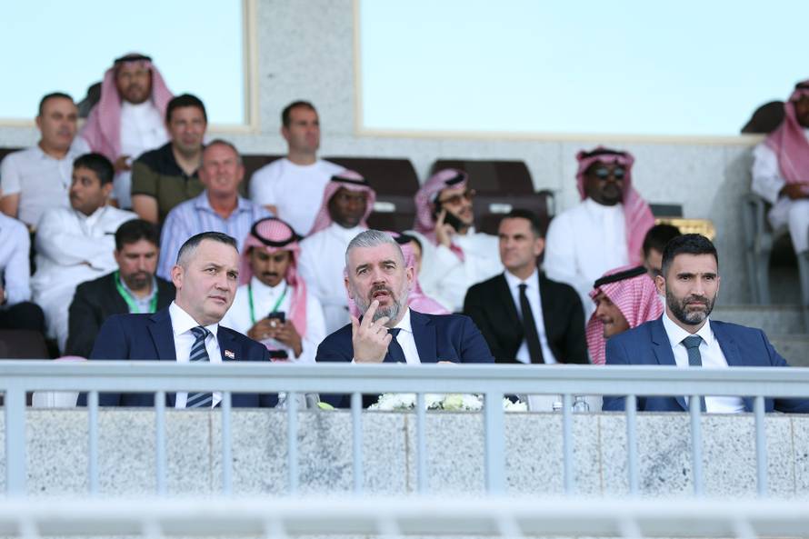Okupljanje navijača u Rijadu uoči početka nogometne utakmice Saudijska Arabija - Hrvatska