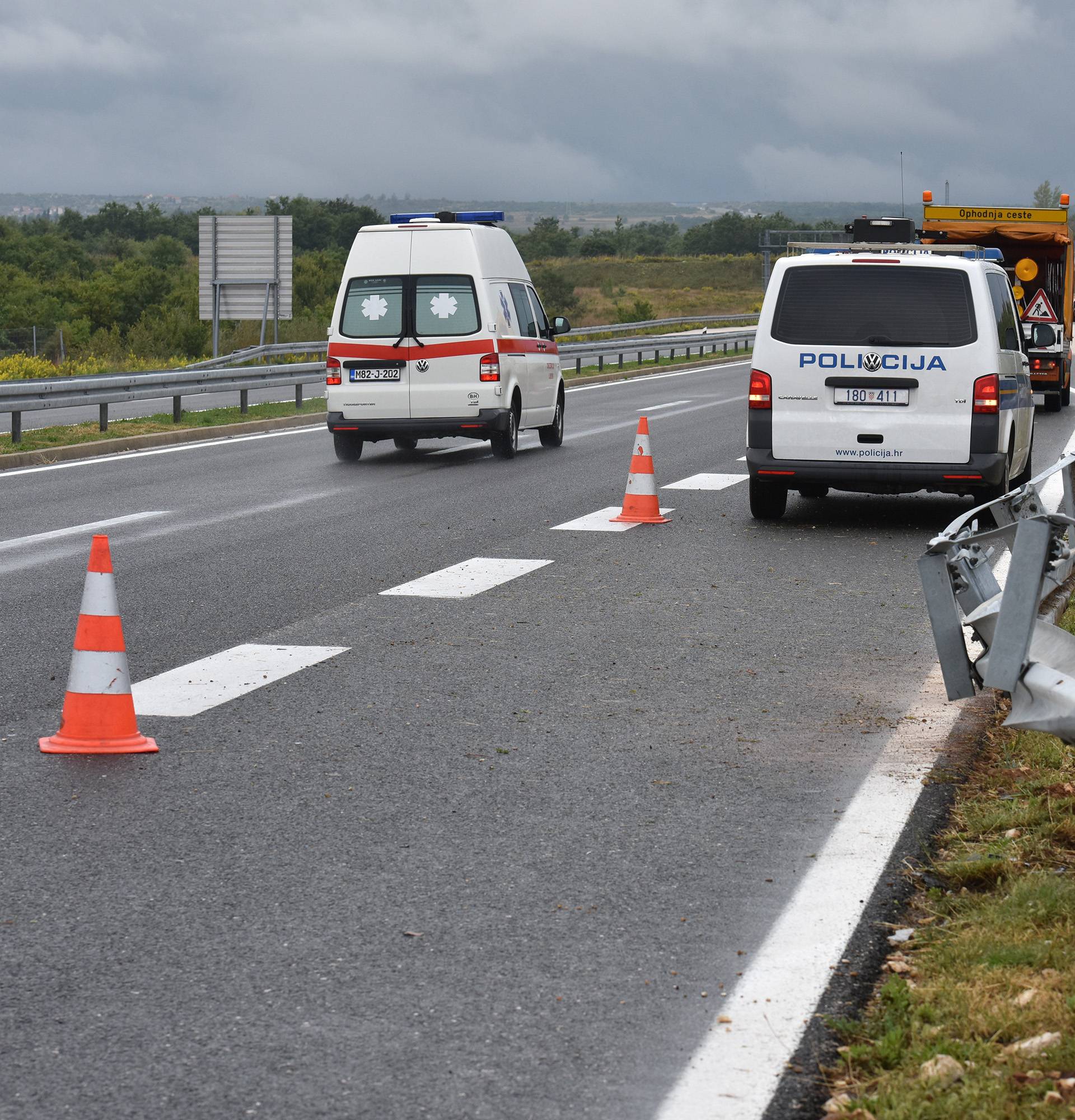Nesreća na A1: Za promet zatvorena autocesta kod Zadra