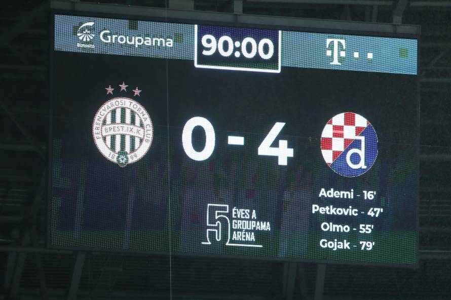 Dinamov poker uništio Mađare! Modri u play-offu Lige prvaka