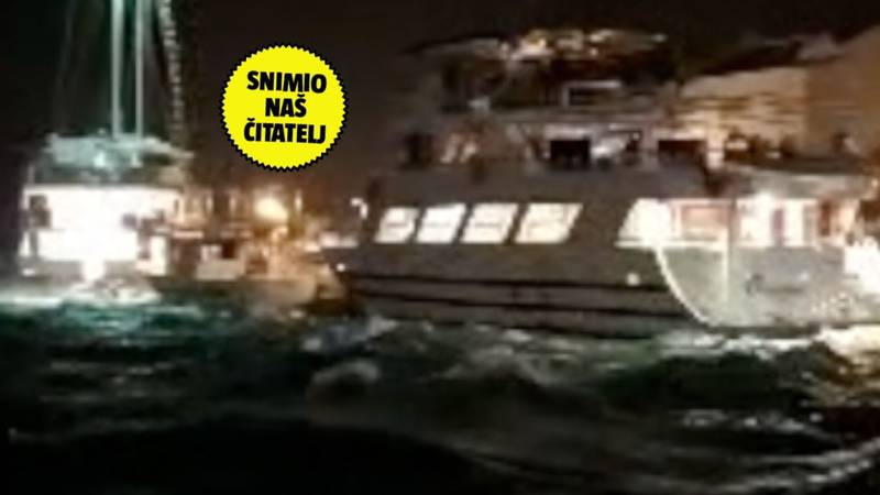VIDEO Grmljavinsko nevrijeme i veliki valovi pogodili Vir i Pag