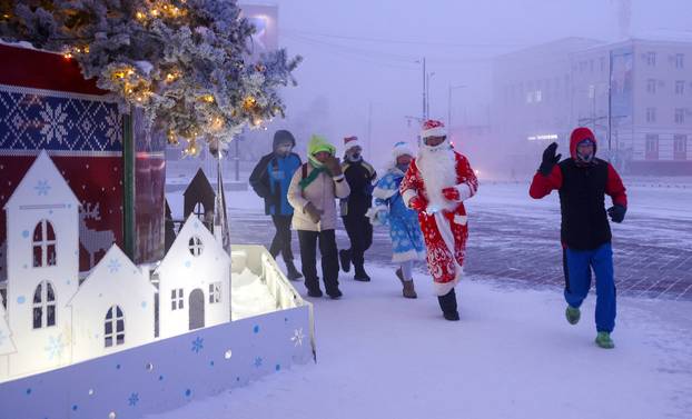New Year's Eve race in Russia's Yakutsk