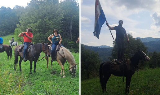 VIDEO U Samoborskom gorju naišli smo na kauboje: 'Idemo tako malo na konjima po brdu'