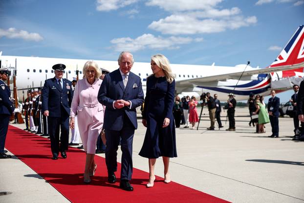 Britain's King Charles and Queen Camilla in the United States for state visit
