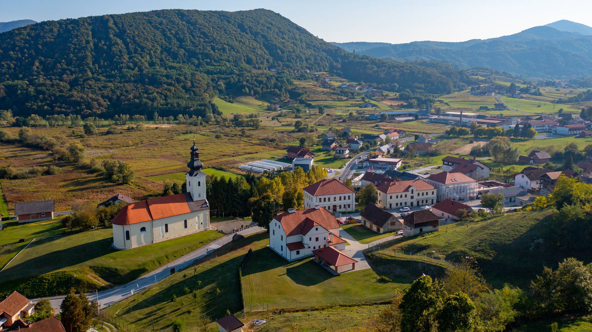 Bednja centar iz zraka