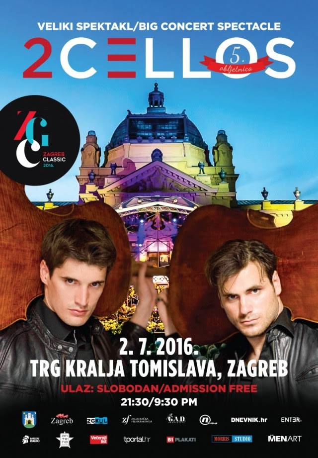 Oliver i Zucchero gostuju na zagrebačkom koncertu 2Cellos