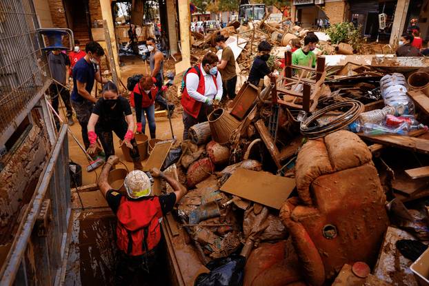Aftermath of floods in Spain