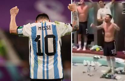 VIDEO Messi poveo ludnicu na travnjaku, a onda u svlačionici: Pogledajte slavlje Argentinaca