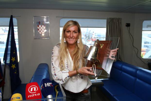 Rijeka: Janica  Kosteli? kuma novom trajektu Jadrolinije "Kornati"