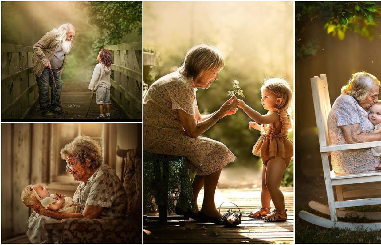 Ona fotografira bake i djedove sa unucima: Slike su čarobne!