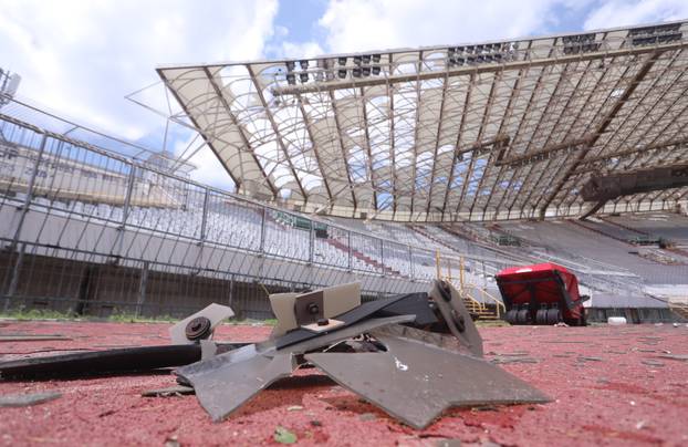 Poljud oštećen u oluji koja je poharala Split