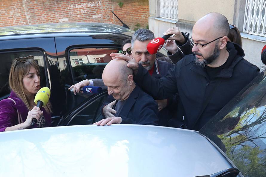 Zagreb, 11.04.2025 - Mile Kekin odveden je na ispitivanje