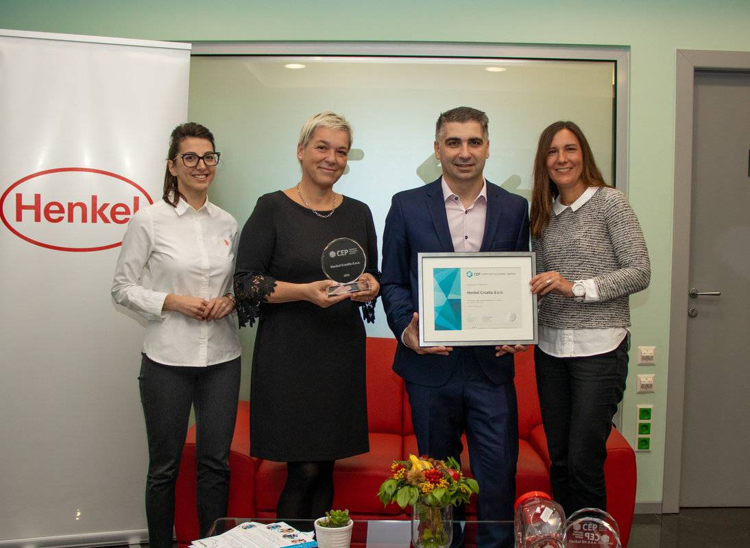 Henkel  nagrađen certifikatom Poslodavac Partner