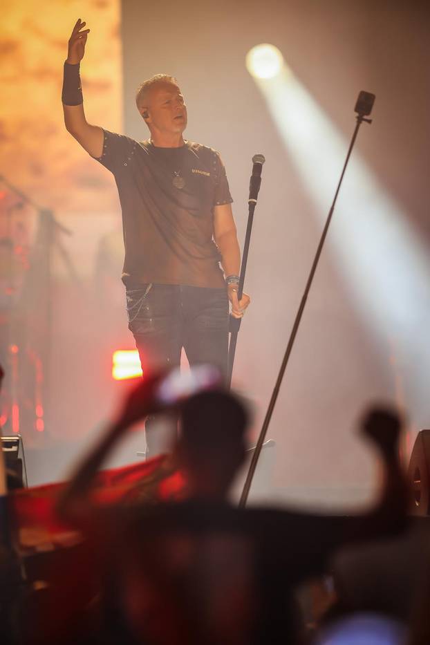 Šibenik: Koncert Marka Perkovića Thomsona na Šibenskom Šubićevcu