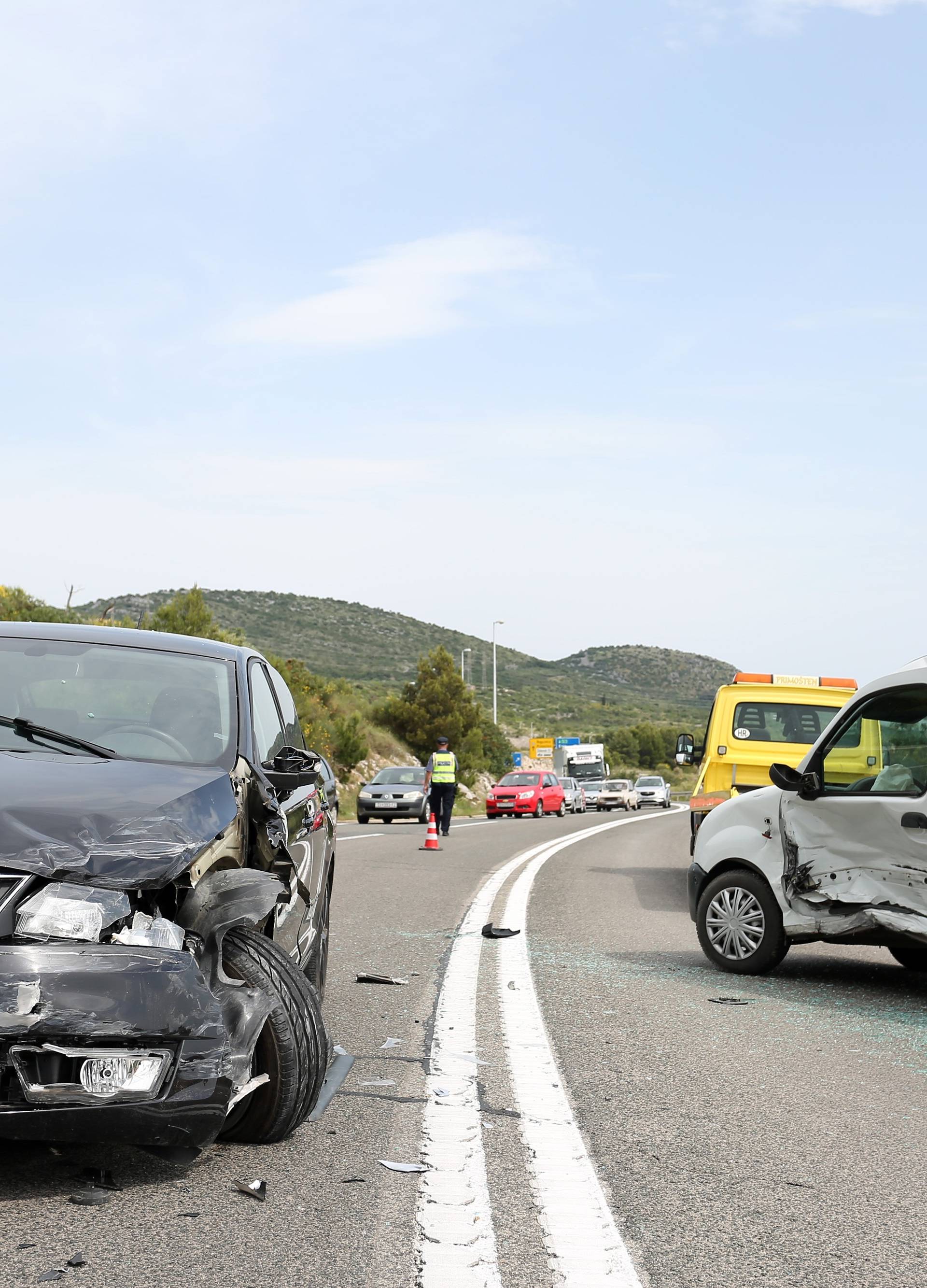 Sudar na šibenskoj obilaznici: Četvero ljudi lakše ozlijeđeno