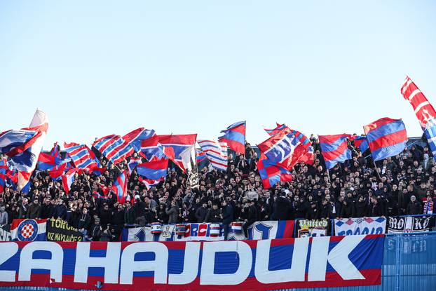 Zagreb: Navijači na tribinama uoči utakmice Dinamo - Hajduk