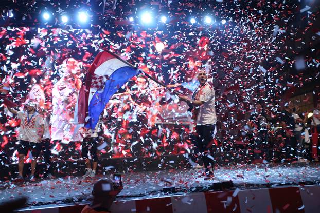 ARHIVA - 2018. Godišnjica dočeka Vatrenih nakon osvajanja srebrne medalje na SP-u u Rusiji