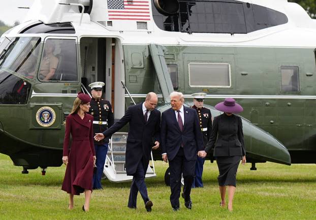 U.S. President Trump makes second state visit to Britain