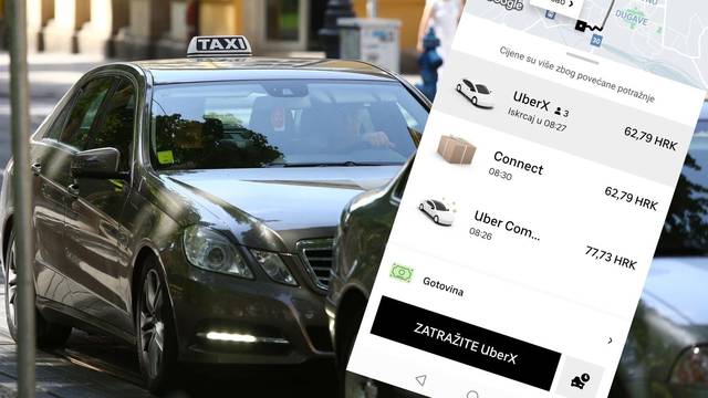 Zagreb: Poskupjeli Uber i Bolt, evo koliko ćete platiti vožnju