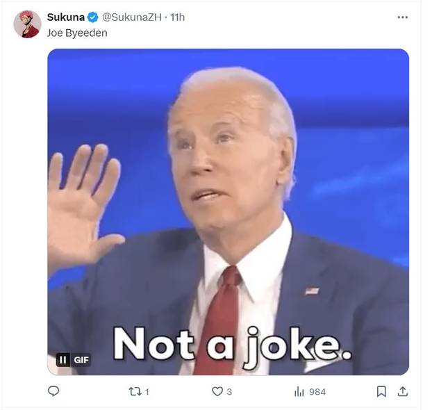 FOTO Tviteraši se rugaju Joeu Bidenu nakon što se povukao: Sad ima vremena lizati sladoled