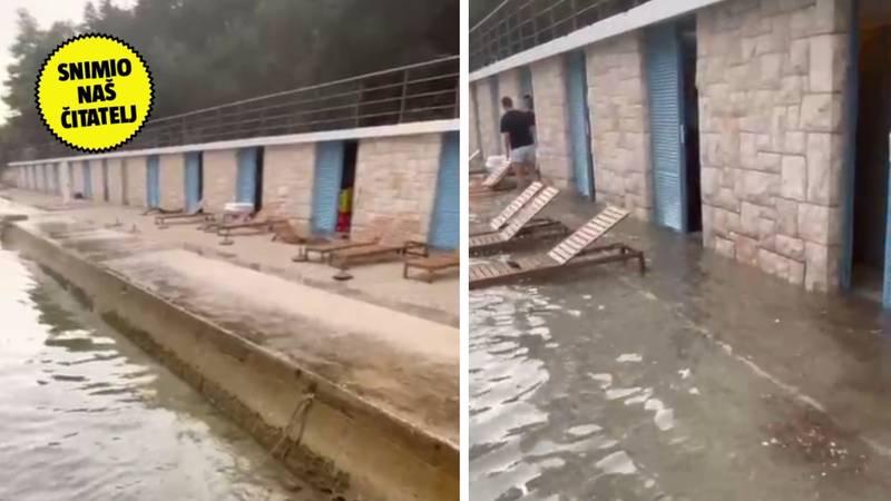 VIDEO Nevrijeme na Korčuli! 'Za šest minuta nam je more došlo do kuća. Sve je poplavljeno'