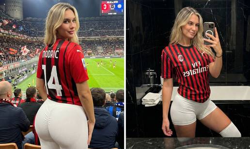 FOTO Je li stvarna ili samo AI? U svakom slu&ccaron;aju jako voli na&scaron;eg Luku Modri&cacute;a: '&Zcaron;ivio nogomet!'