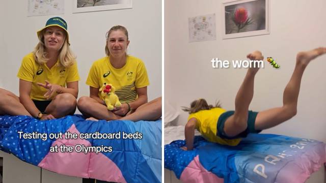 VIDEO Australske tenisačice su testirale antiseks krevete na OI