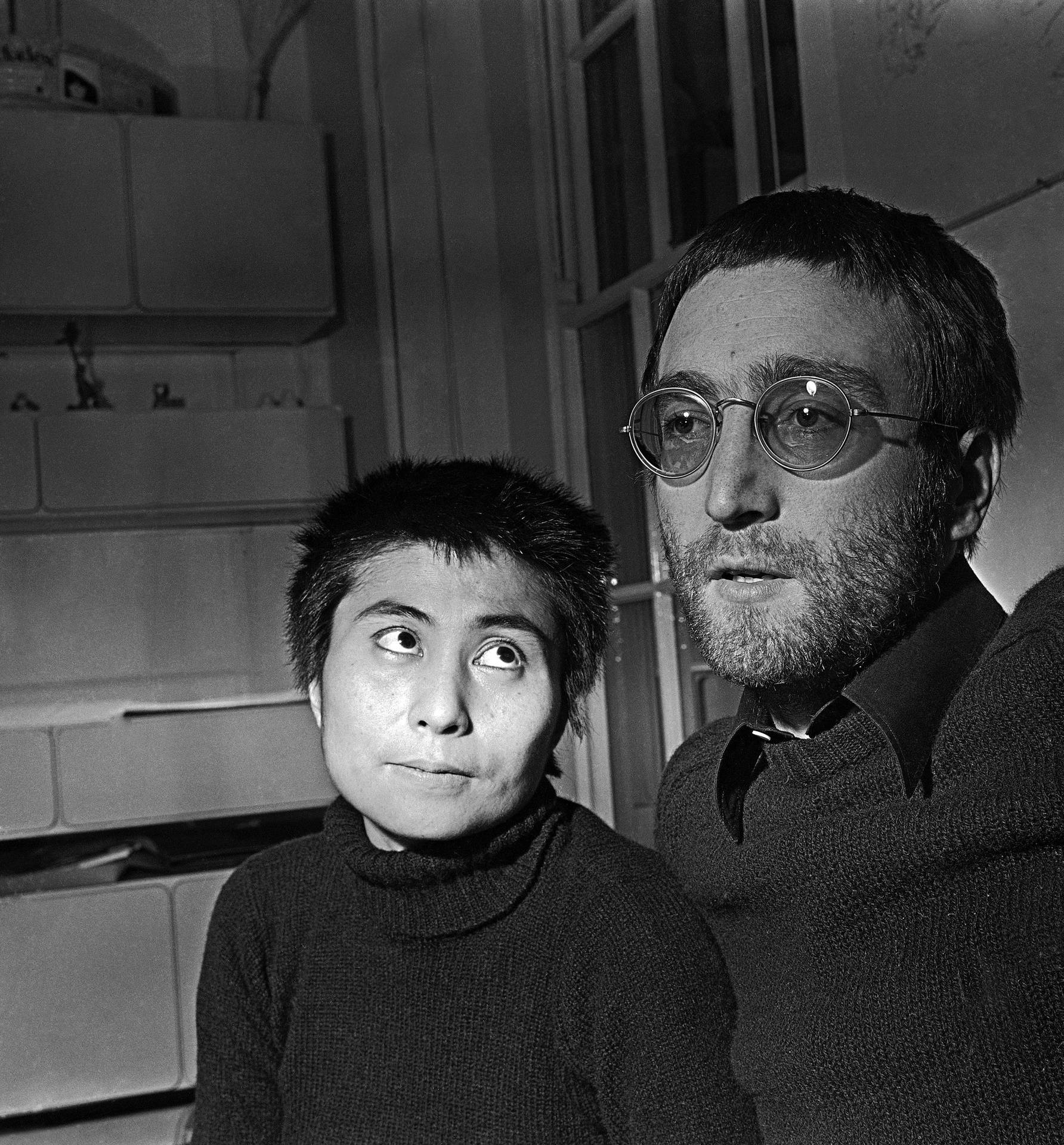 Yoko Ono and John Lennon