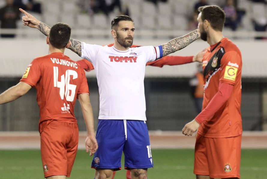 Split: Utakmica 22. kola SuperSport HNL-a između Hajduka i Gorice