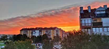 FOTO Prvo Supermjesec, a onda spektakularni izlazak Sunca! Snimljeno u Zagrebu. Uživajte