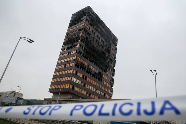 Zagreb: Vjesnikov neboder dva dana nakon požara, policijska istraga u tijeku