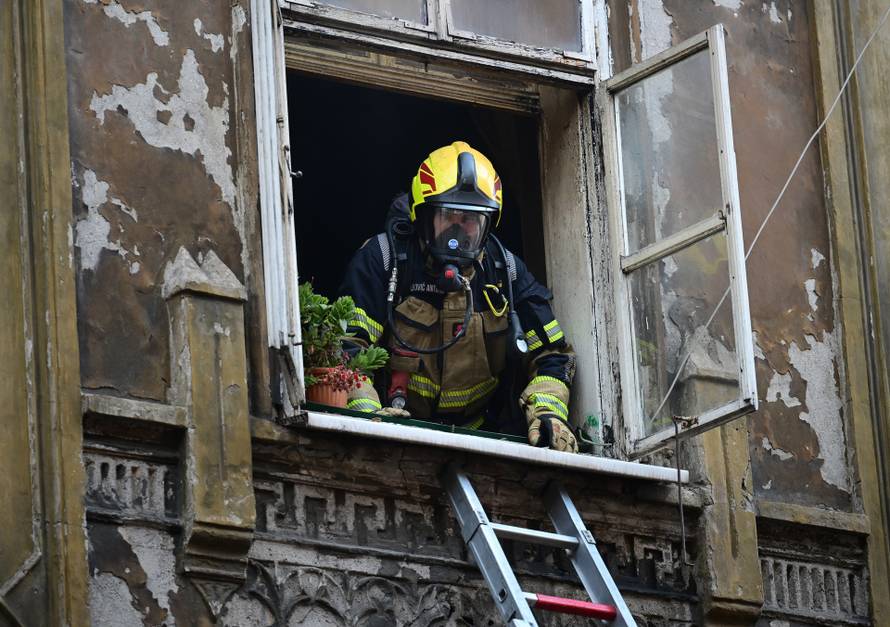 Zagreb: Požar u Mesničkoj ulici