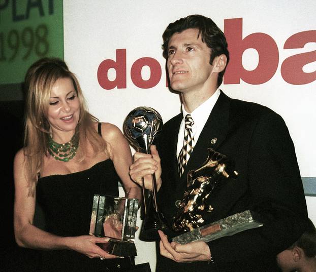 Davor Suker i Ana Obregon 1999