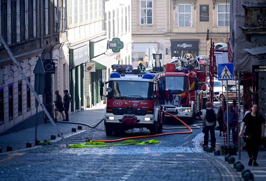 Zagreb: Požar u Mesničkoj ulici