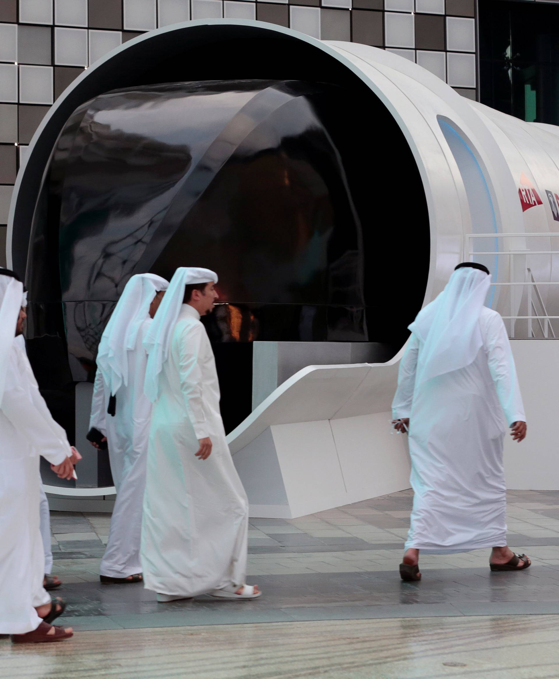 RTA unveil the design model of the hyperloop in Dubai