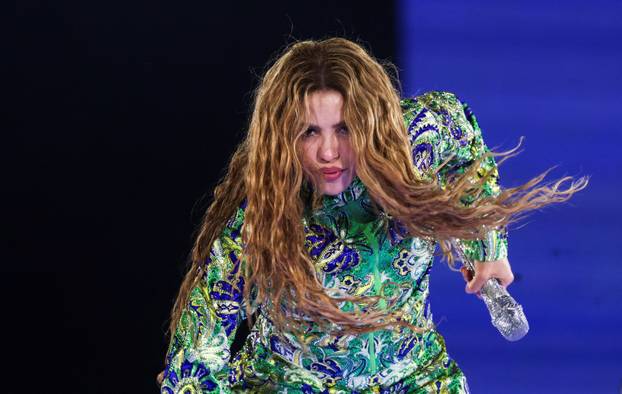 Shakira holds open concert at Copacabana beach in Rio de Janeiro