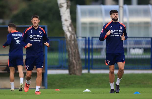 Zagreb: Trening nogometnih reprezentativaca uoči utakmice sa Škotskom