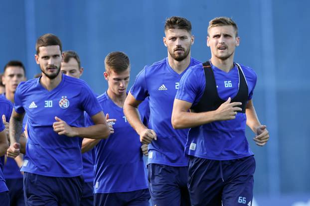 Zagreb:  Trening GNK Dinama uoÄi utakmice 3. pretkola UEFA Lige prvaka