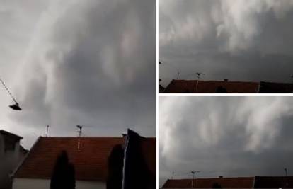 Pogledajte snimku oblaka koji je u Slavoniju donio armagedon