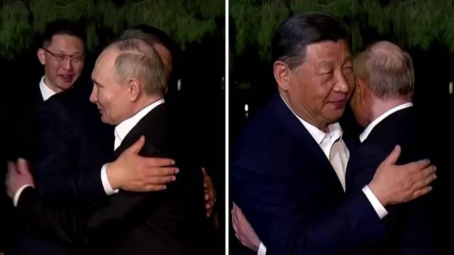 VIDEO Ovo se rijetko viđa: Xi i Putin pošteno se izgrlili. Snimka je postala pravi hit kod Kineza
