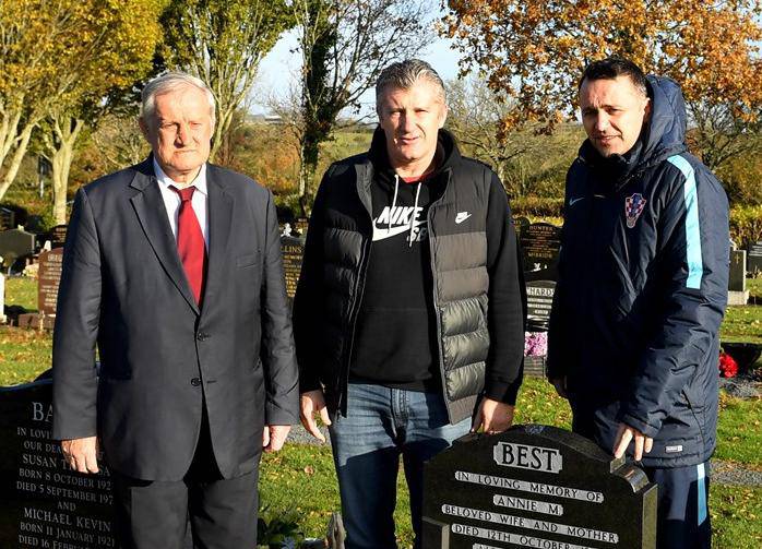 Šuker u Belfastu posjetio grob legendarnog Georgea Besta...